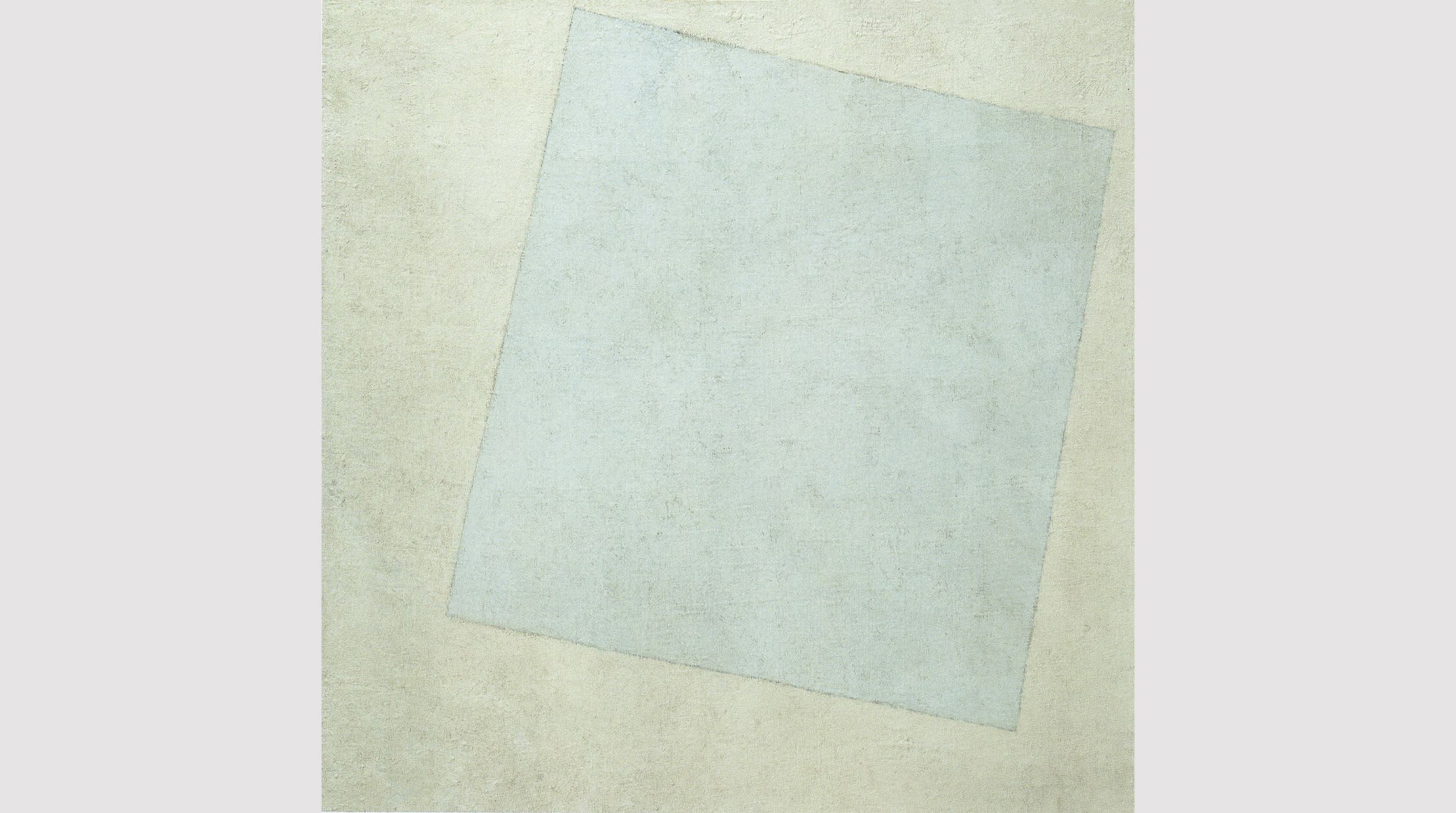Kasimir Malevich, Quadrato bianco su quadrato bianco, 1918, Museum of Modern Art, New York